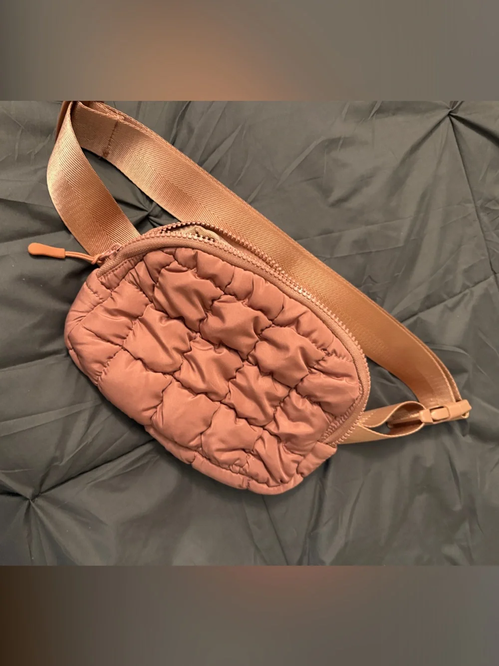 torrid Quilted Rust Crossbody Belt Bag